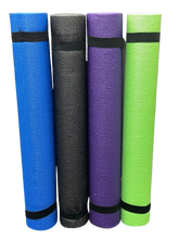 Charger l'image dans la galerie, Tapis de yoga 4 mm avec sangle de transport et sac - Logo « Electronic Arts » gravé en relief