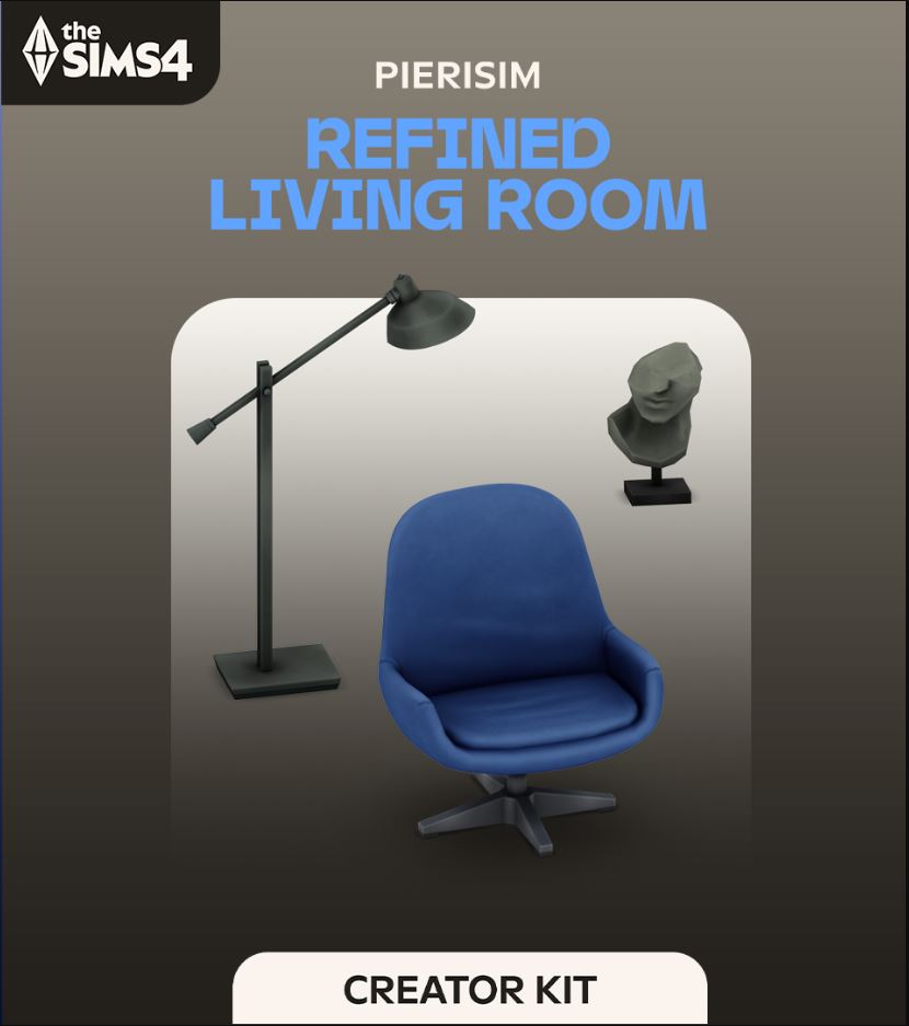 Sims 4 Refined Livingroom Stuff Pack - PC - Digital Code