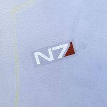 Load image into Gallery viewer, Mass Effect | N7 Transparent Vinyl Decal
