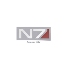 Load image into Gallery viewer, Mass Effect | N7 Transparent Vinyl Decal
