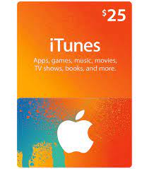 iTunes Gift Card - $25