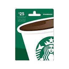 Carte-cadeau Starbucks - 25 $