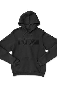 Sweat à capuche avec logo furtif N7